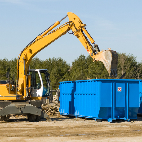 can i choose the location where the residential dumpster will be placed in Blackstone IL